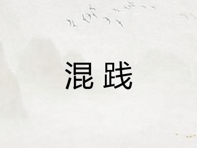 混践 混践