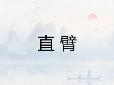 直臂
