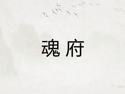 魂府 魂府