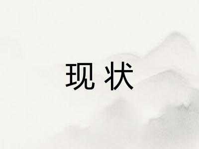 现状 现状
