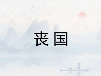丧国 丧国