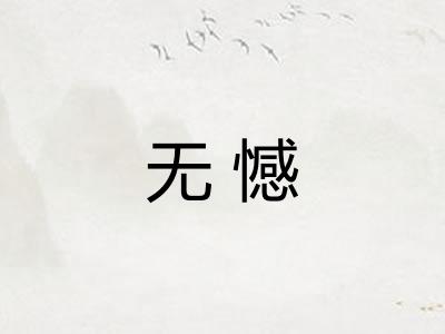 无憾