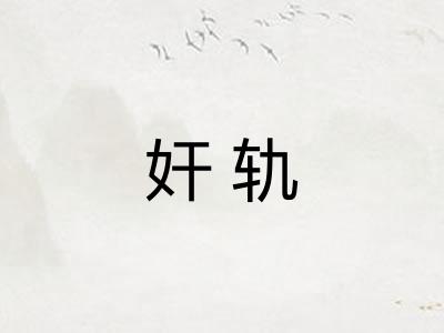 奸轨
