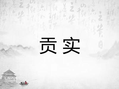 贡实 贡实