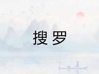 搜罗 搜罗