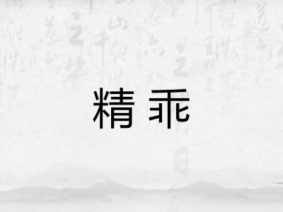 精乖 精乖