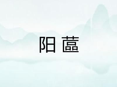 阳蓲 阳蓲