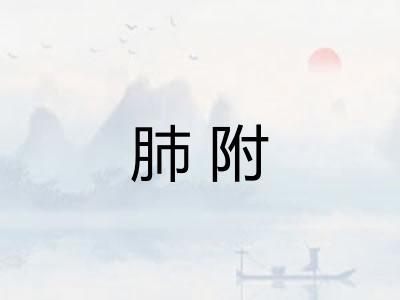 肺附
