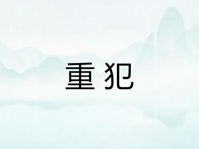 重犯 重犯