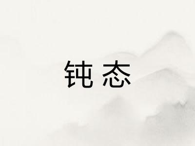钝态 钝态