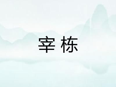 宰栋