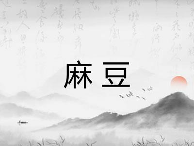 麻豆 麻豆