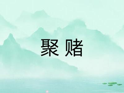 聚赌