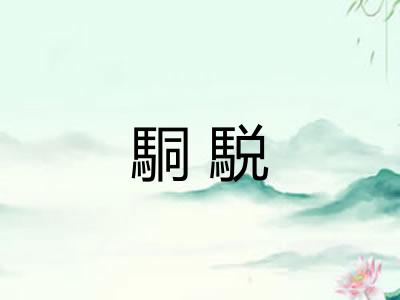 駧駾