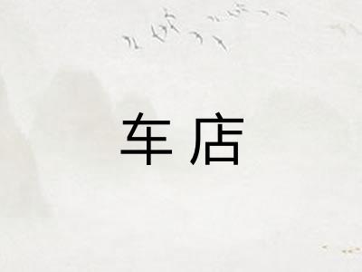 车店
