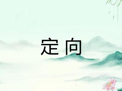 定向