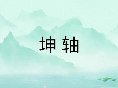 坤轴 坤轴
