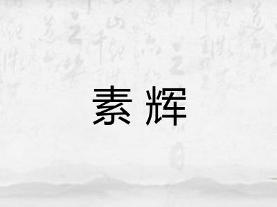 素辉 素辉