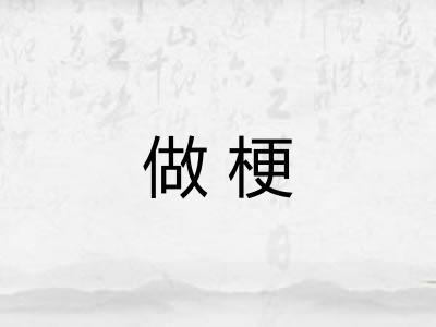 做梗
