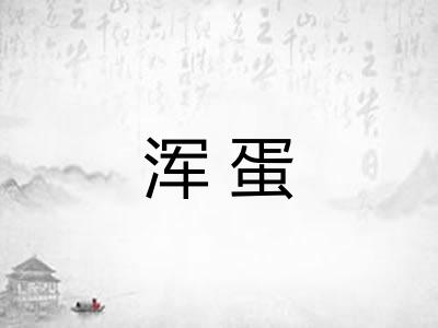浑蛋 浑蛋