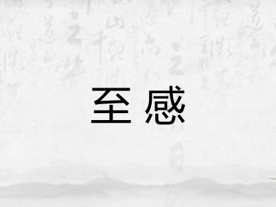 至感 至感