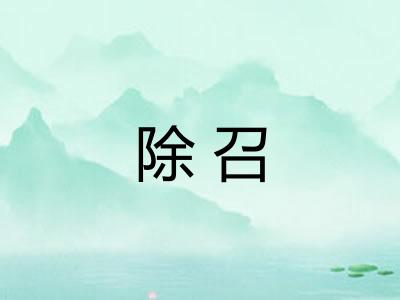 除召