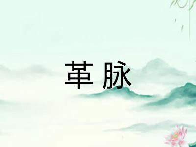 革脉 革脉