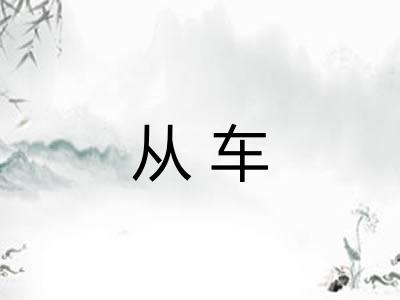 从车 从车