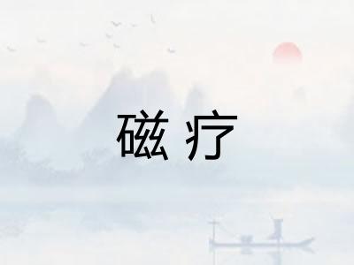 磁疗 磁疗
