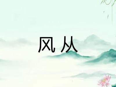 风从 风从