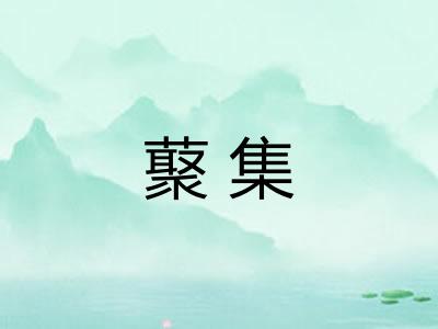 藂集