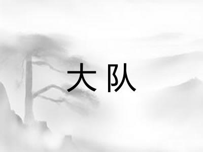 大队 大队