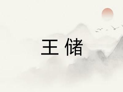 王储 王储