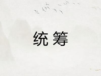 统筹
