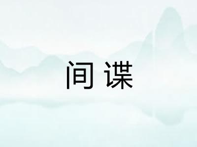 间谍 间谍