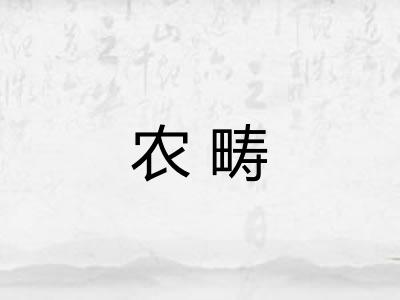 农畴 农畴