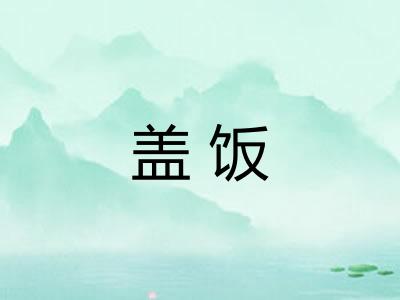 盖饭