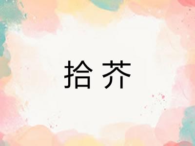 拾芥 拾芥