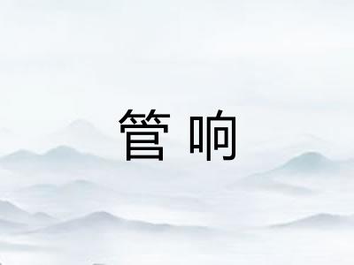 管响