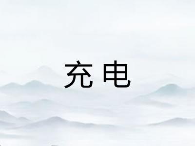 充电 充电