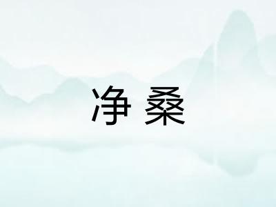 净桑 净桑