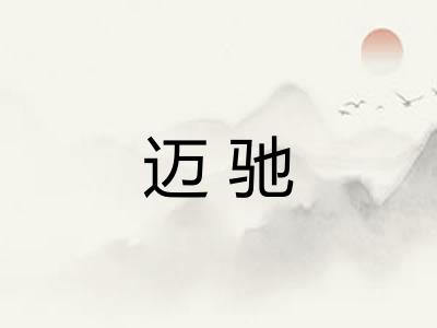 迈驰 迈驰