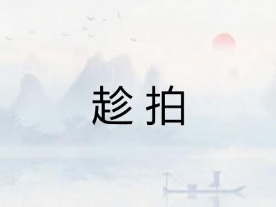 趁拍