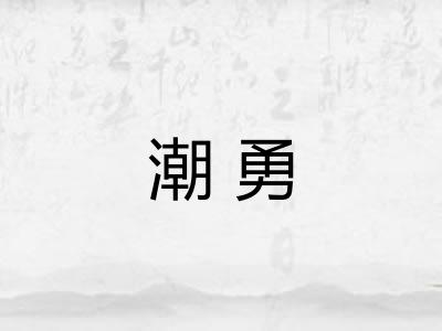 潮勇 潮勇