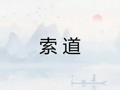 索道 索道