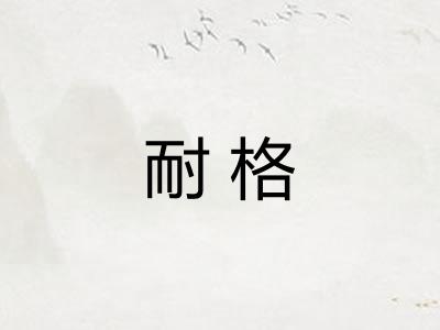 耐格 耐格