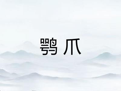 鹗爪 鹗爪