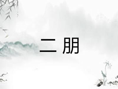 二朋 二朋