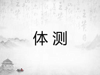 体测