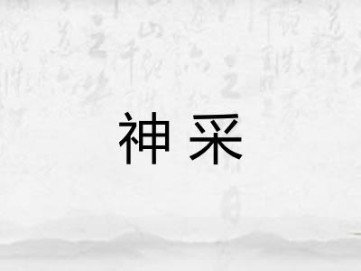 神采 神采